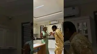 Demzy Baye and Wendy Shay doing the habibi dance challenge in a grand style