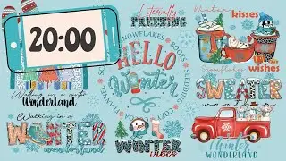 WINTER THEME 20 MINUTE TIMER