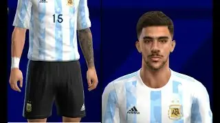 Nicolas Gonzalez Face PES 2013 Update Tatto 2022