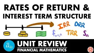Rates of Return & Interest Term Structure Unit Review | Exam FM | Financial Mathematics - JK Math