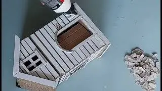 Декоративний будиночок з картону 💥 Amazing cardboard craft idea