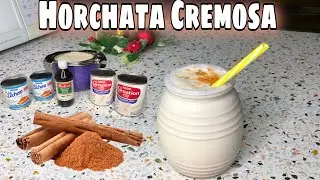 Agua de Horchata Cremosa la mejor de todas las aguas frescas 😋receta Fácil