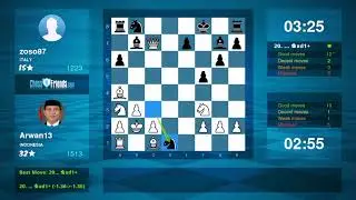 Chess Game Analysis: Arwan13 - zoso87 : 1-0 (By ChessFriends.com)