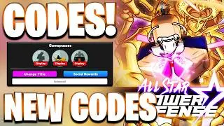 *🤩NEW CODES* NEW ALL Working CODES FOR ALL STAR TOWER DEFENSE! ROBLOX ASTD CODES