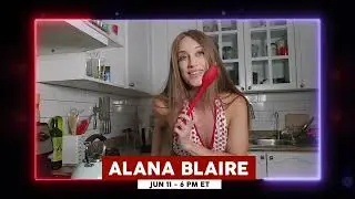 Alana Blaire is back on Naked News Live!