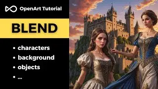 Combine Characters with AI Blend (Beta Feature Demo - OpenArt AI)