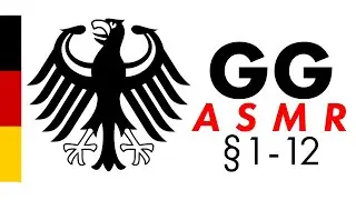 Art 1-12 Grundgesetz ASMR [Flüstern, Regen, Ohrenreinigung]