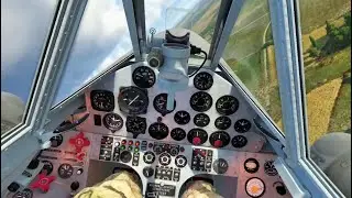 Бой на Су-9 (1946) в VR шлеме в War Thunder. СБ режим.