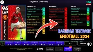 Cara Racik Alejandro Garnacho Man United! Max Rating 96 Efootball 2024