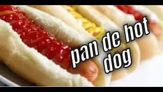 PAN de VIENA , PAN de PANCHOS o  PEBETES (COCINANDO con JULIUS)