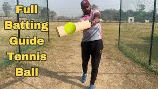 Full Batting Guide With Tennis Ball |