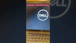 Install windows 11 without Microsoft Account. #windows11  #laptop #desktop #operatingsystem #gui