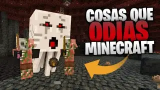 COSAS QUE ODIAS DE MINECRAFT 😡