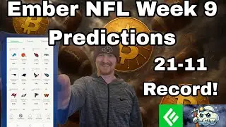 Ember Win Free BTC NFL Predictions Week 9 2025 21-11 Record