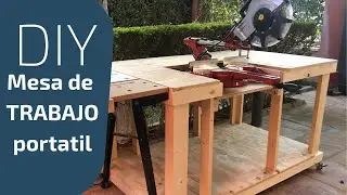 Mesa de trabajo portátil [Sencilla] | Como hacer