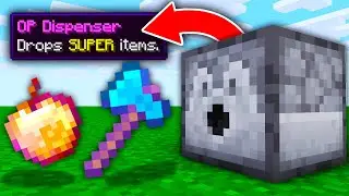 Minecraft, But Dispensers Drop Op Items!