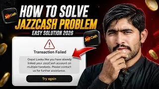 Transaction failed,Oops looks like you have already linked your jazzcash account on multipe handsets