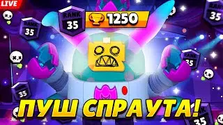 ПУШИМ СПРАУТА НА 35 РАНГ В СОЛО ШД 1000+🔥СТРИМ BRAWL STARS🔥