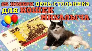 25 ноября день стольника для КОШЕК МИХАЛЫЧА.