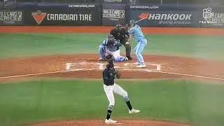 Danny Jansen Hits first career Post season homerun long homerun
