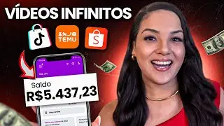 COMO CONSEGUIR VÍDEOS INFINITOS PRONTOS PARA AFILIADO SHOPEE, TEMU, TIKTOK SHOP (DINHEIRO ONLINE)
