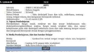 RENCANA PELAKSANAAN PEMBELAJARAAN (RPP)