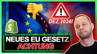 Neues EU Gesetz das Ende für viele Dropshipper? GPSR trifft ALLE!