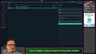 How to Build a Custom Script for StreamLabs Chat Bot - Python - Ep 220
