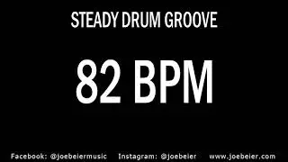 82 BPM - Drum Beat - Backing Track - Practice Tool