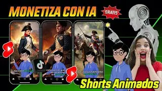 Crea SHORTS ANIMADOS para MONETIZAR Con IA GRATIS 🚀 Paso a Paso