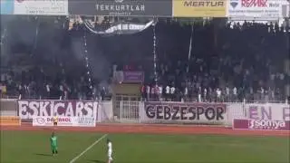 Gebzespor-Hereke Yıldızspor maç öncesi ve maç sırasında tribünlerimizden görüntüler
