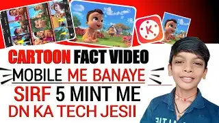 Cartoon Wali Facts Video Kaise Banaen || Create Videos Like @tellyplus25 - FULL EDITING TUTORIAL