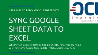 How to fetch live Google Sheet Data to Microsoft Excel