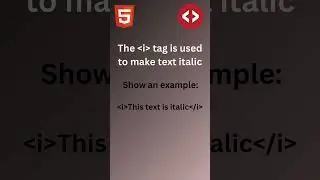 What is the use of b, i and u tag in html