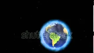 stock footage seamless loop rotating earth displacement maps with animated glowing clouds around