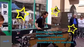 Incredible Street Musician play Mission Impossible Theme Song Soundtrack