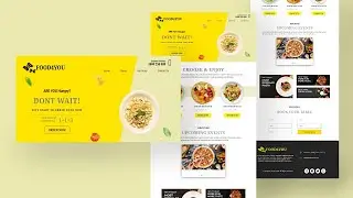 Responsive Restaurant Website Design (Demo Video) Using HTML CSS & JavaScript  