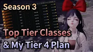 [Lost Ark] Season3 Top Tier Classes & My Tier4 Plan