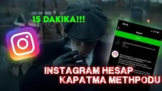 İNSTAGRAM HESAP KAPATMA METHODU GÜNCEL 2024 Anlık Kapatır!!! ✅🚫