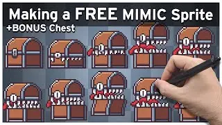 Making a Pixel Art Mimic Character - Free Download