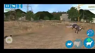 козел катается в goat simulator