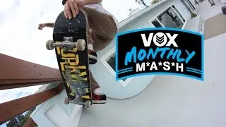 VOX Monthly Mash - SKATEBOARDING - Mansion Quarterpipe! DIY Spots, Backyard Bowl & More