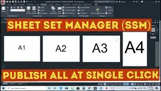 How to create sheet set manager (SSM) Tutorial-1