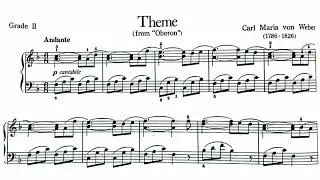 Carl Maria von Weber - Theme from Oberon