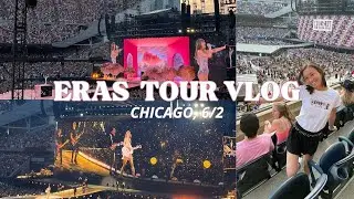 TAYLOR SWIFT ERAS TOUR VLOG | CHICAGO NIGHT 1: outfit, concert videos, recap + advice