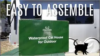 We purchased a Clawsable Heated Outdoor Cat House (Review & Assembly)
