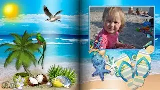 Живая фотокнига -  Отдых на море -  проект для ProShow Producer
