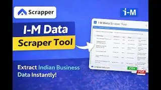 How to Use SellerMART Scraper Tool (Step-by-Step Guide) | Extract Supplier Leads Easily