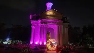 Pondicherry when lighted up at night❤️