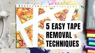 Tape Removal Techniques for the Most Relaxing Art Meditation